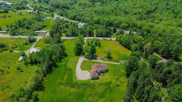 32 Ridge Rd, Marshfield, ME 04654 - aerial view of a heavily wooded area