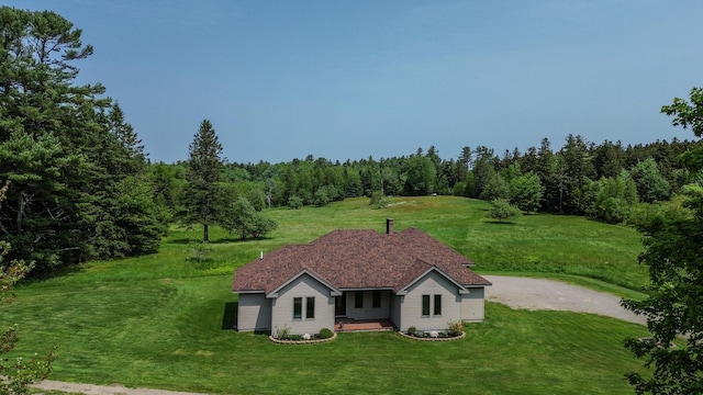 32 Ridge Rd, Marshfield, ME 04654 - view of front of property with a front yard