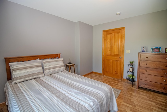 32 Ridge Rd, Marshfield, ME 04654 - bedroom featuring light wood-style flooring