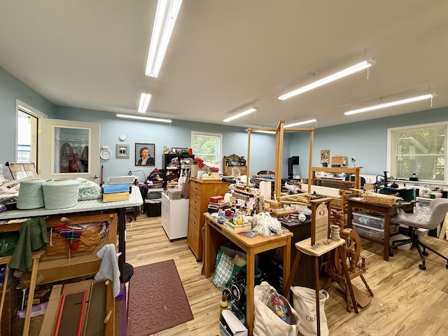755 Main St, Calais, ME 04619 - misc room with light wood-type flooring