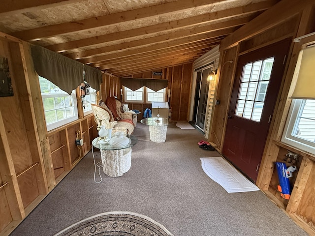 211 Hinckley Hill Rd, Carmel, ME 04419 - unfurnished sunroom with lofted ceiling