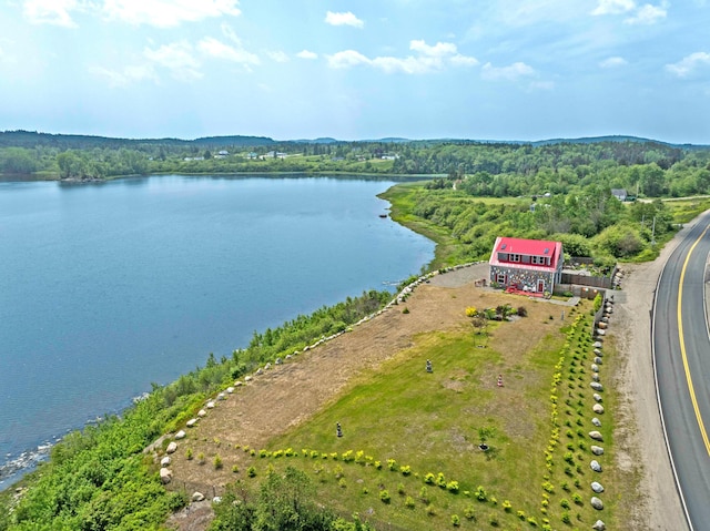 552 Port Rd, Machiasport, ME 04655 - aerial view of a nearby body of water and a forest