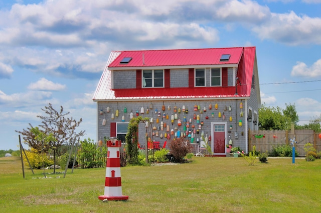 552 Port Rd, Machiasport, ME 04655 - view of front of house featuring a metal roof