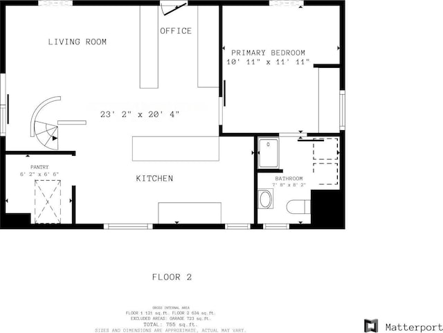 552 Port Rd, Machiasport, ME 04655 - view of floor plan / room layout