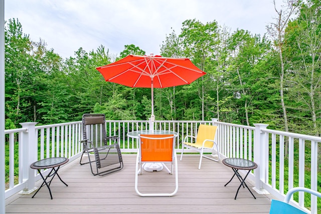 144 Ridley Rd, Sanford, ME 04073 - view of wooden terrace