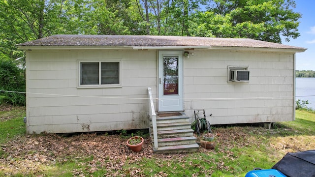 19 Davis Ln, Burnham, ME 04922 - view of front of property with entry steps