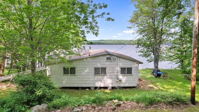 19 Davis Ln, Burnham, ME 04922 - rear view of house