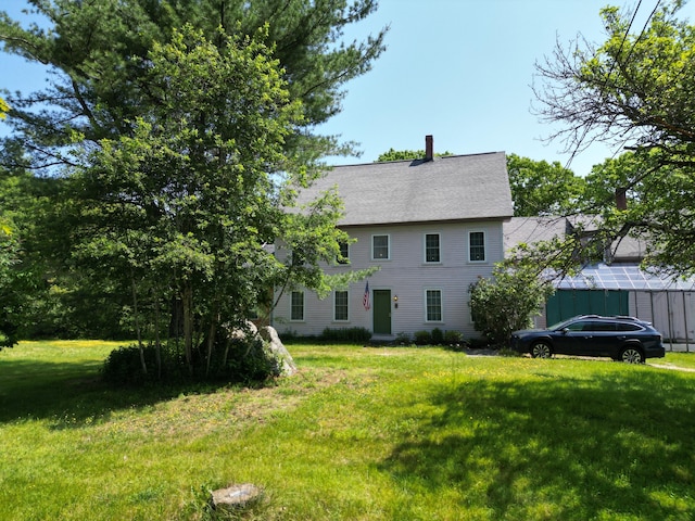 6 Paddy Ln, Franklin, ME 04634 - colonial house with a front yard