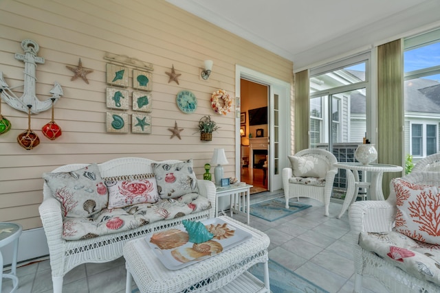 86 Farragut Way Unit 86, Kennebunk, ME 04043 - sunroom featuring outdoor lounge area