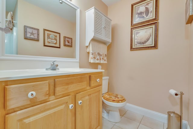 86 Farragut Way Unit 86, Kennebunk, ME 04043 - half bathroom featuring tile patterned floors and vanity