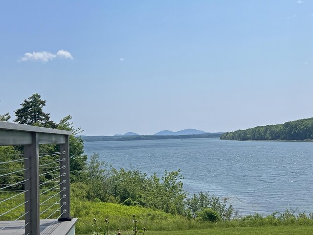 31 Deer Run, Lamoine, ME 04605 - water view featuring a mountain backdrop