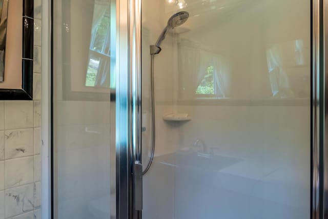 69 Garfield Rd, Auburn, ME 04210 - full bathroom with a stall shower