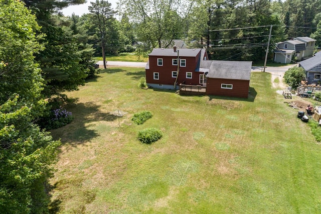 69 Garfield Rd, Auburn, ME 04210 - bird's eye view of a tree filled landscape