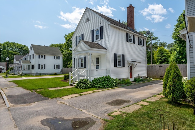 10 Dike Rd, Bath, ME 04530 - view of front facade with a chimney and roof with shingles