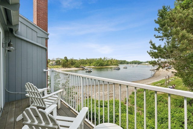 135 Ocean Ave Unit 15, Kennebunkport, ME 04046 - balcony featuring a water view