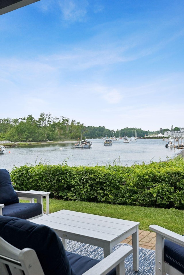 135 Ocean Ave Unit 15, Kennebunkport, ME 04046 - wooden terrace with a water view