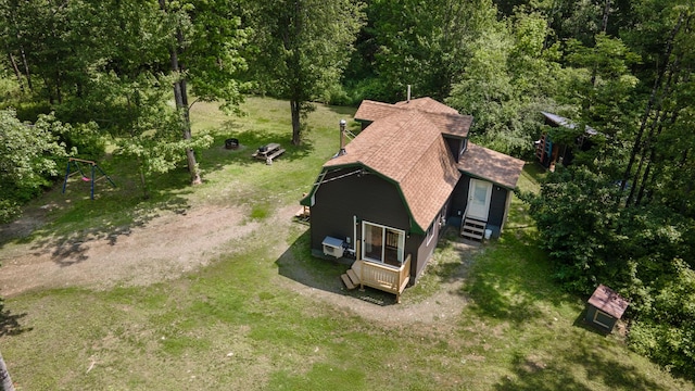 711 Stetson Rd, Exeter, ME 04435 - view of subject property with a heavily wooded area