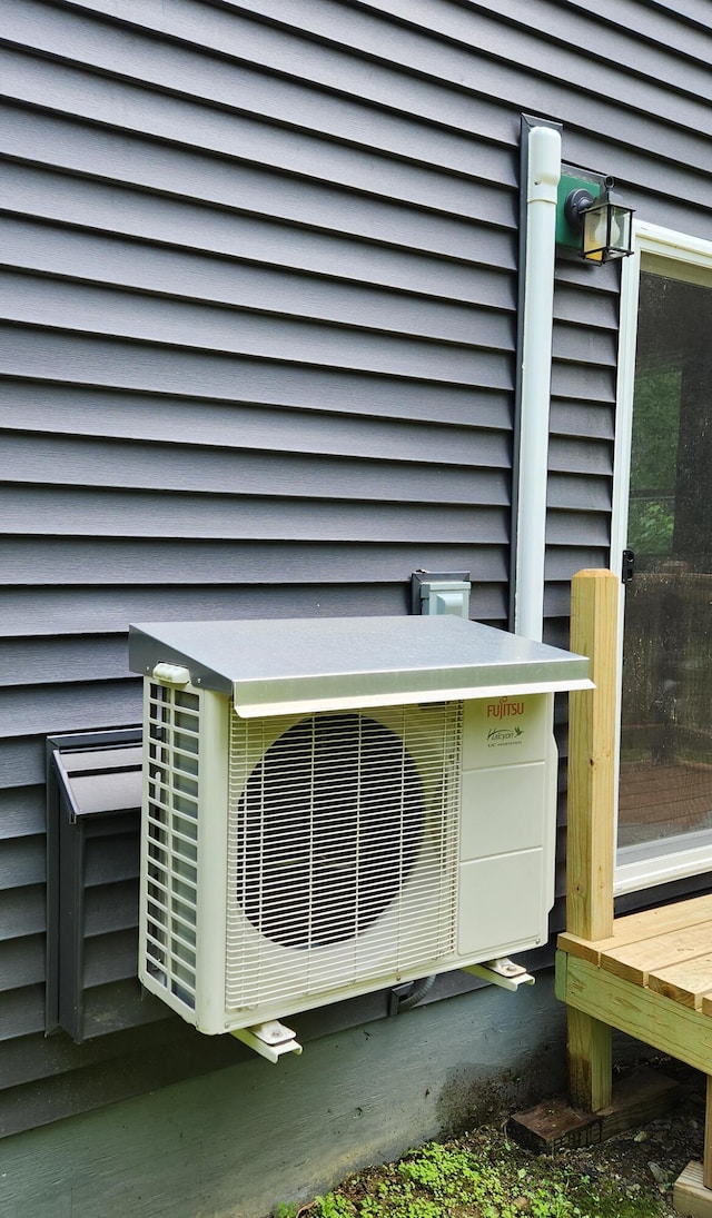711 Stetson Rd, Exeter, ME 04435 - exterior view of an ac unit