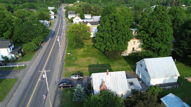 27 Main St, Norridgewock, ME 04957 - aerial view of property's location with a heavily wooded area