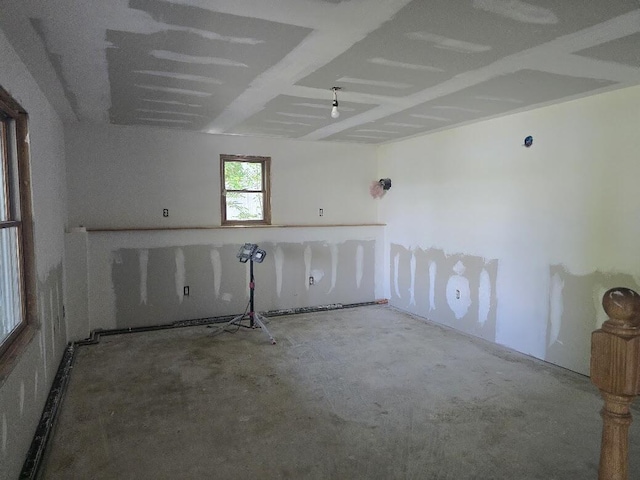 269 Bruckoff Rd, Clifton, ME 04428 - unfurnished room featuring unfinished concrete floors