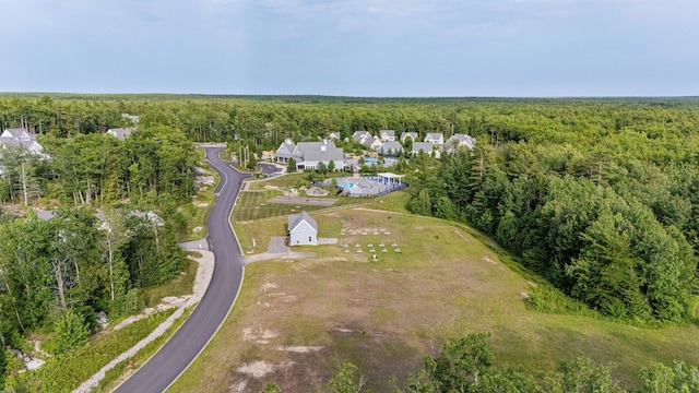 18 Frontier Way Unit 162, Arundel, ME 04046 - aerial overview of property's location featuring a heavily wooded area