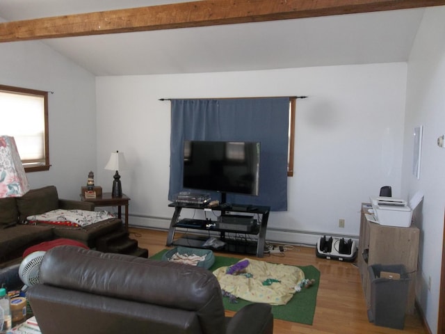 583 River Rd, Calais, ME 04619 - living room featuring wood finished floors