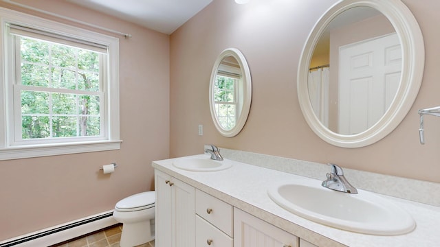 3 Marr Farm Way, Scarborough, ME 04074 - full bath with baseboard heating and double vanity