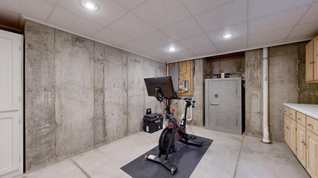 3 Marr Farm Way, Scarborough, ME 04074 - workout room with recessed lighting