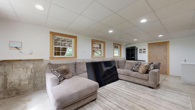 3 Marr Farm Way, Scarborough, ME 04074 - living room with recessed lighting and wainscoting