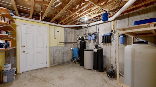 3 Marr Farm Way, Scarborough, ME 04074 - unfinished below grade area featuring a water softener system and a water pressure tank