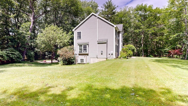 3 Marr Farm Way, Scarborough, ME 04074 - back of house with a yard and view of wooded area