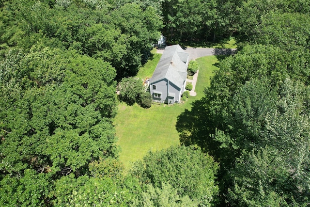 3 Marr Farm Way, Scarborough, ME 04074 - aerial view of property and surrounding area featuring a heavily wooded area