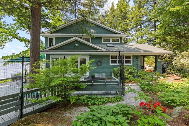 59 Wild Acres Rd, Raymond, ME 04071 - view of front of home with a shingled roof