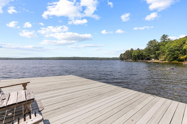 59 Wild Acres Rd, Raymond, ME 04071 - dock area featuring a water view