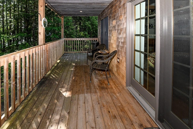 115 Fuller Ln, Denmark, ME 04022 - view of wooden deck