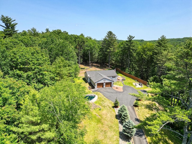 10 Tenacious Way, Augusta, ME 04330 - view from above of property with a forest