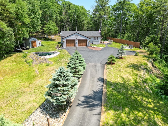 10 Tenacious Way, Augusta, ME 04330 - bungalow with a shed and asphalt driveway