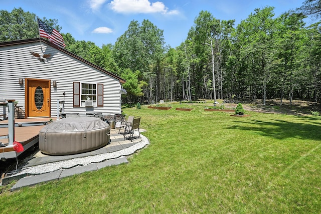 10 Tenacious Way, Augusta, ME 04330 - view of green lawn featuring a deck