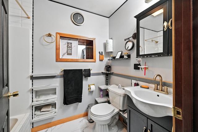 10 Tenacious Way, Augusta, ME 04330 - full bath featuring marble finish flooring and vanity