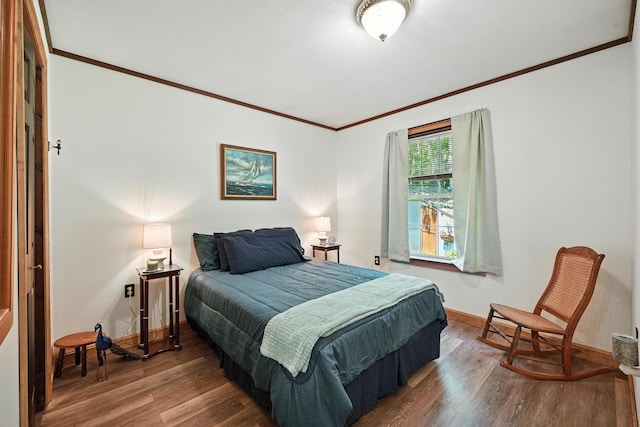 10 Tenacious Way, Augusta, ME 04330 - bedroom with ornamental molding and wood finished floors