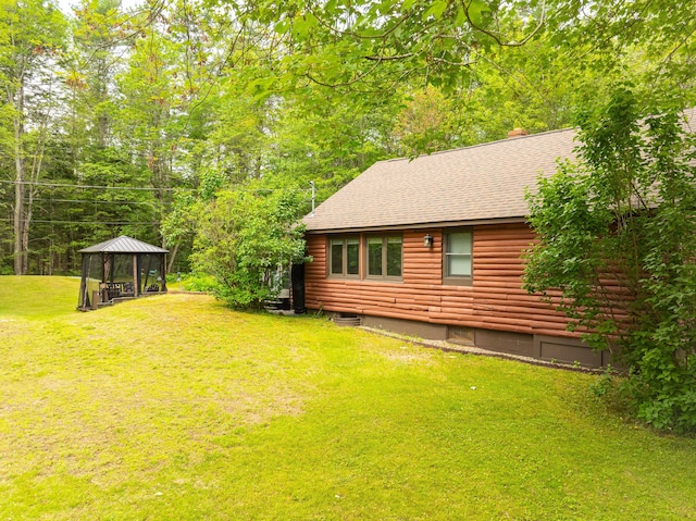 260 Coombs Rd, Brunswick, ME 04011 - view of grassy yard featuring a gazebo