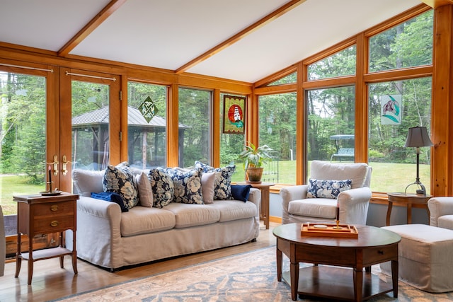 260 Coombs Rd, Brunswick, ME 04011 - living room featuring wood finished floors and plenty of natural light