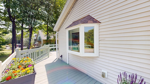 15 Cattail Ln, Monmouth, ME 04259 - view of wooden terrace