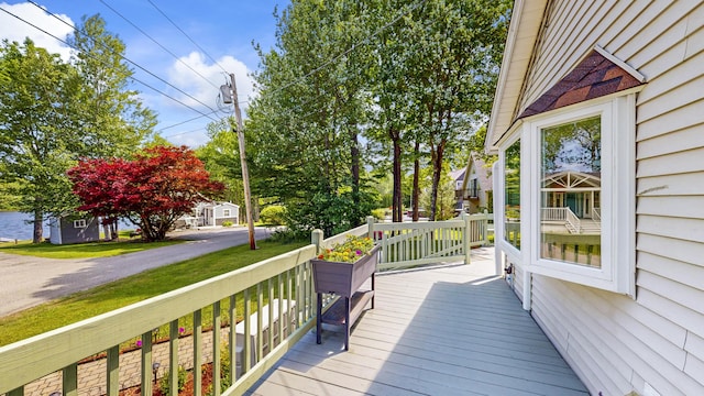 15 Cattail Ln, Monmouth, ME 04259 - view of deck