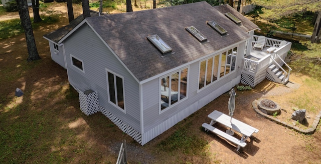 24 Paradise Dr, Monmouth, ME 04259 - aerial view of property and surrounding area