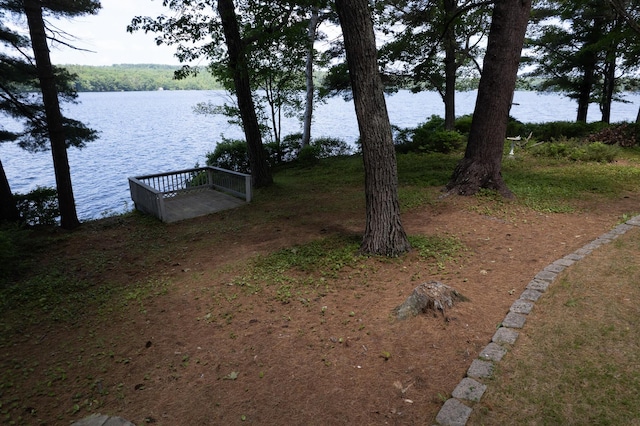 24 Paradise Dr, Monmouth, ME 04259 - view of yard featuring a water view