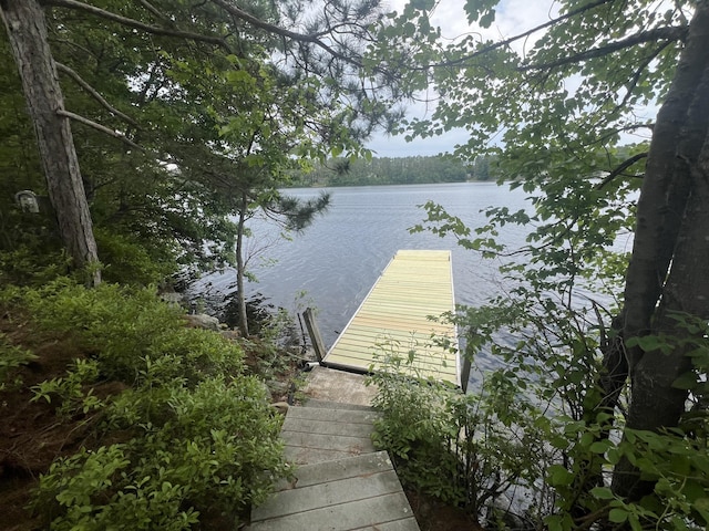 87 Perch Pt, Shapleigh, ME 04076 - dock with a water view