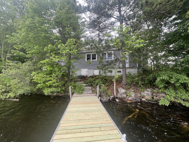 87 Perch Pt, Shapleigh, ME 04076 - dock featuring a water view