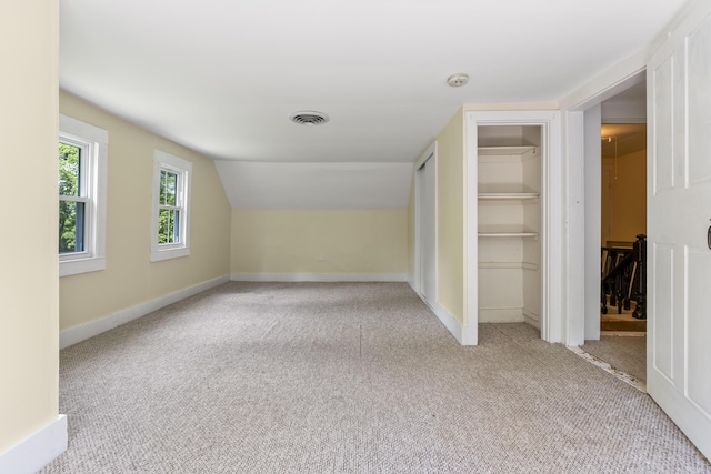1548 Main St, Readfield, ME 04355 - additional living space featuring carpet flooring and lofted ceiling