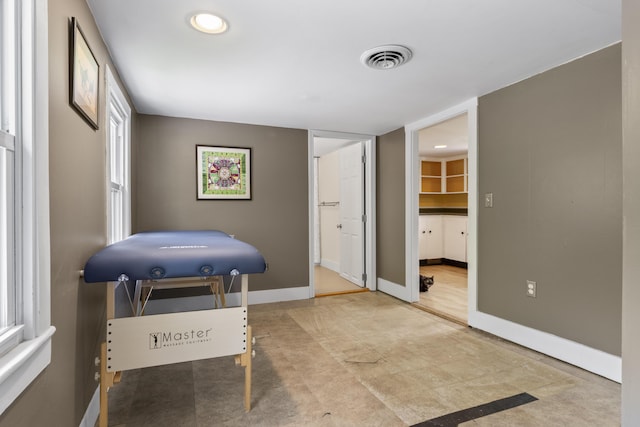 1548 Main St, Readfield, ME 04355 - office area with recessed lighting